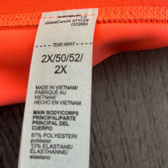 Under Armour Women's Bright Coral Sports Bra - Picture 3 of 3